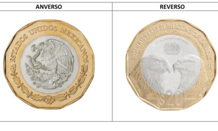 En circulación moneda conmemorativa de los doscientos años de relaciones diplomáticas entre Estados Unidos y México